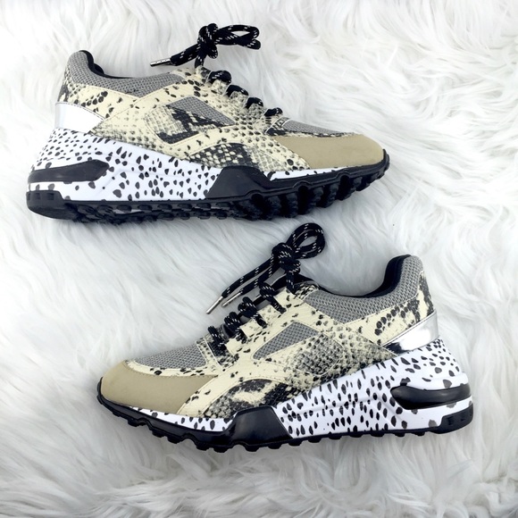 Steve Madden Barra Sneakers Snakeskin 